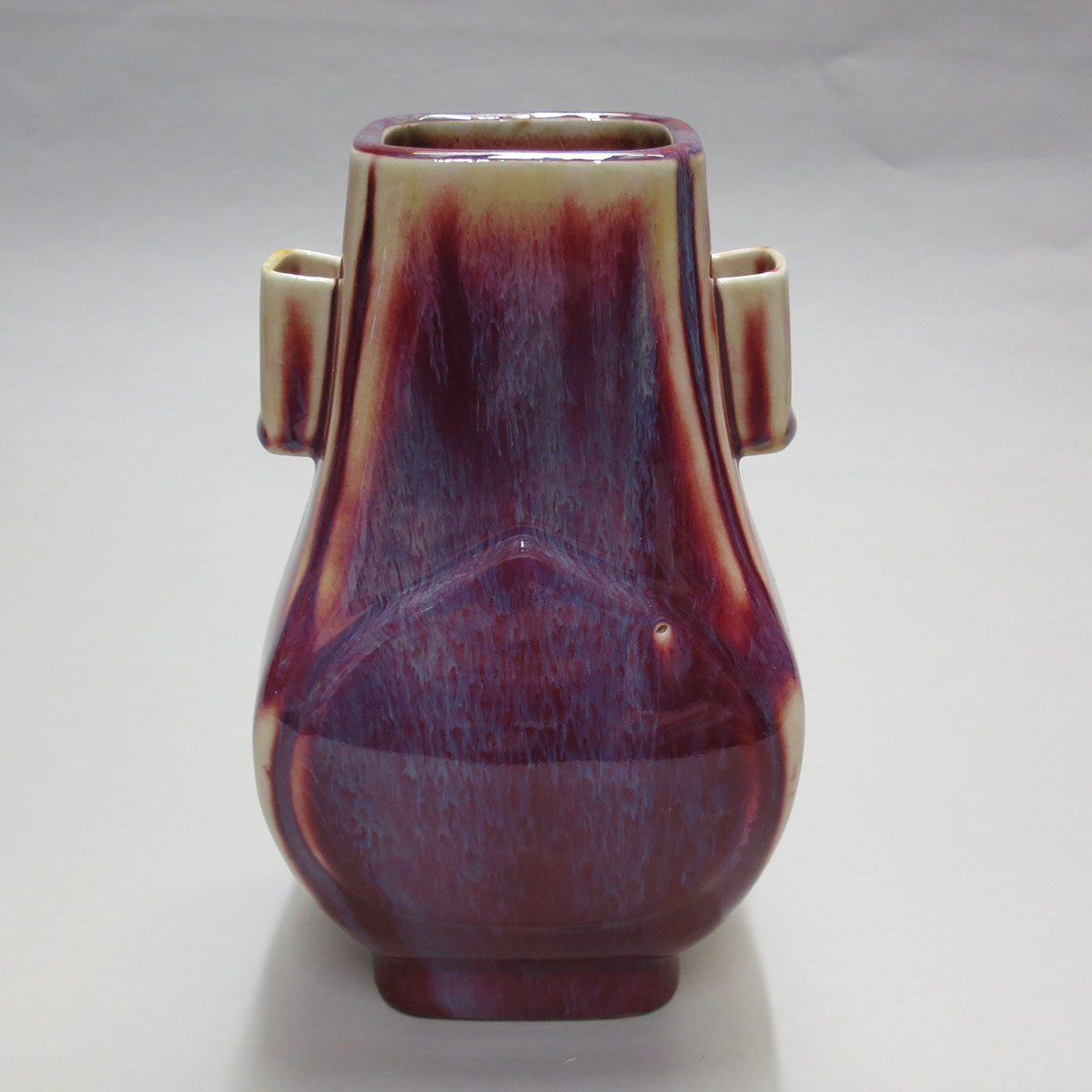 Flambé Glazed Hu Shaped Vase