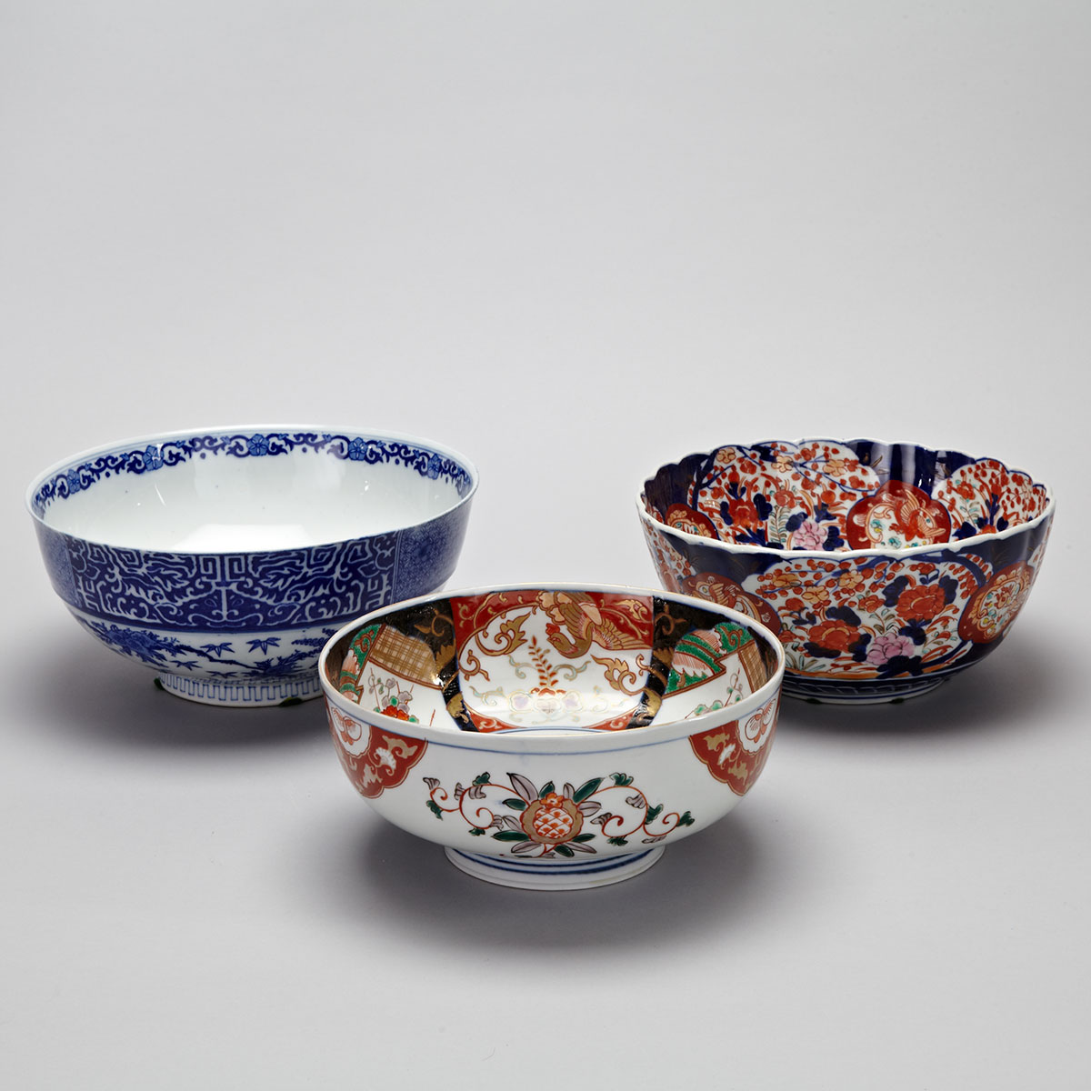 Two Imari Bowls, Meiji Period, 19th Century