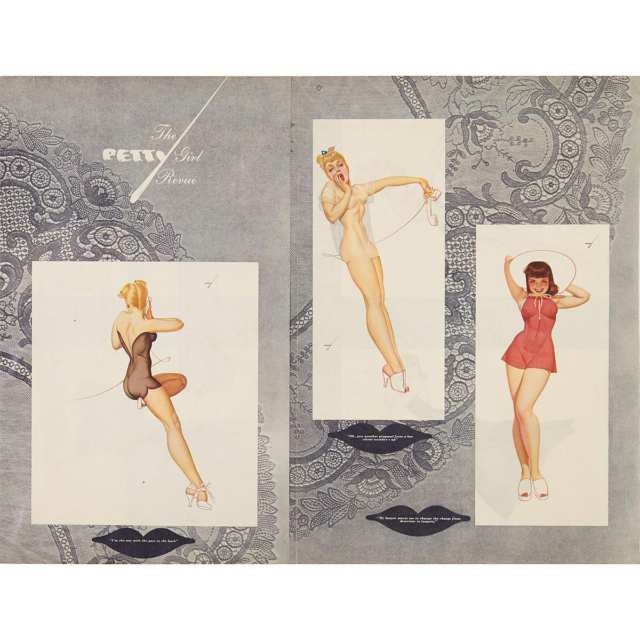 Miscellaneous Group of Pin Up Posters, 1950’s