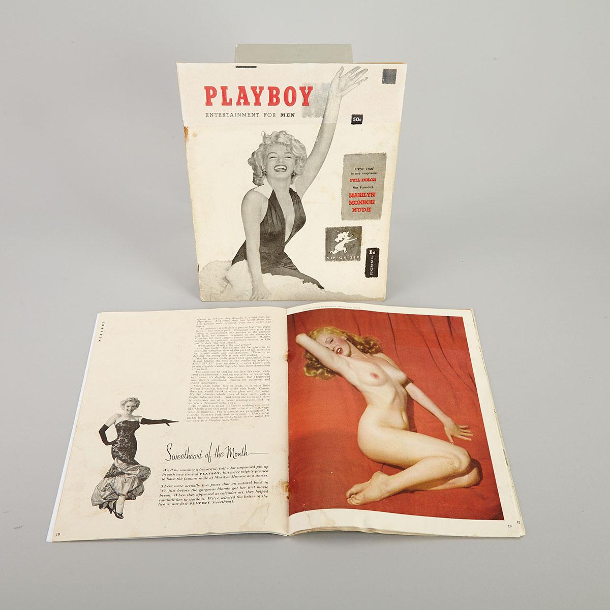 Two Copies Playboy Entertainment for Men, 1st Issue, 1953