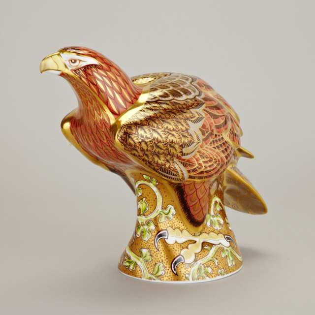 Royal Crown Derby Model of a Golden Eagle, 167/300, 2007