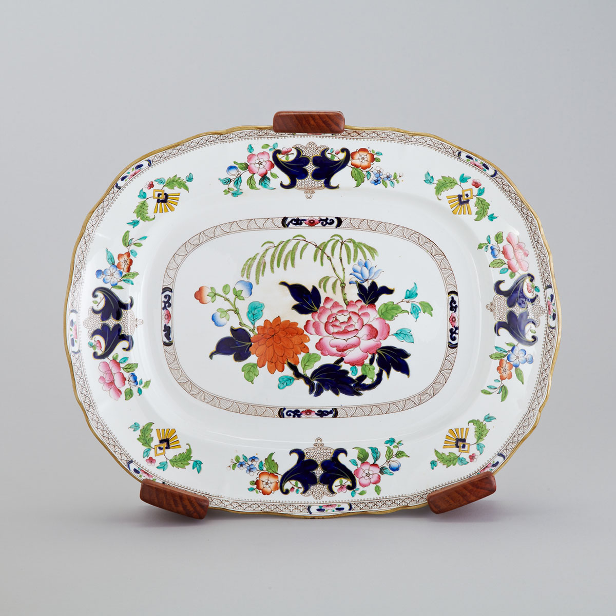 Mintons Japan Style Oval Platter, c.1900