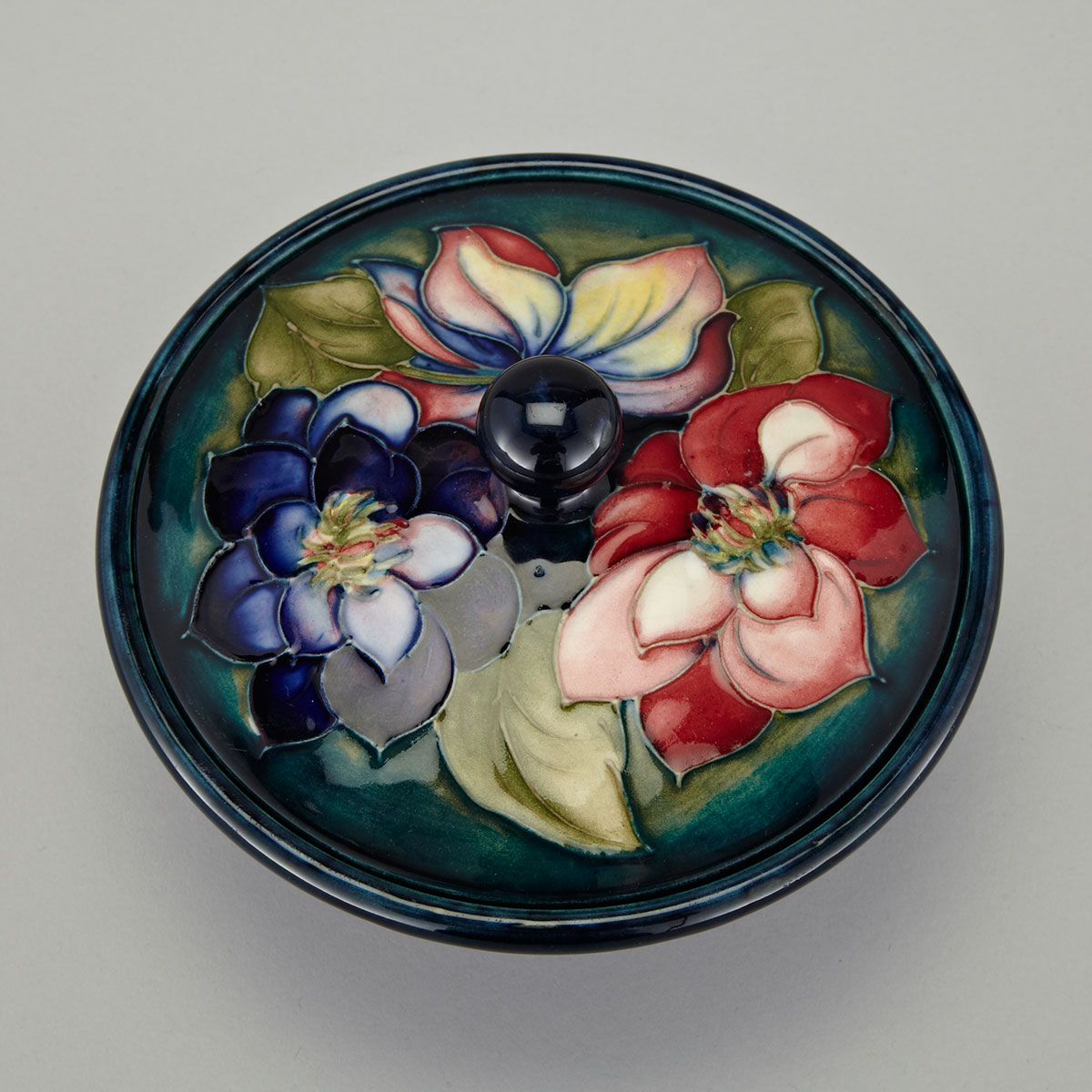 Moorcroft Clematis Covered Bowl, 1940s
