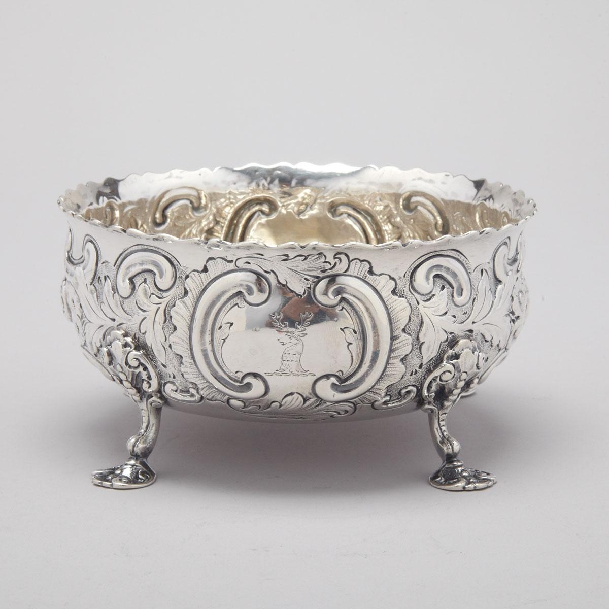 Victorian Silver Bowl, Daniel & Charles Houle, London, 1880