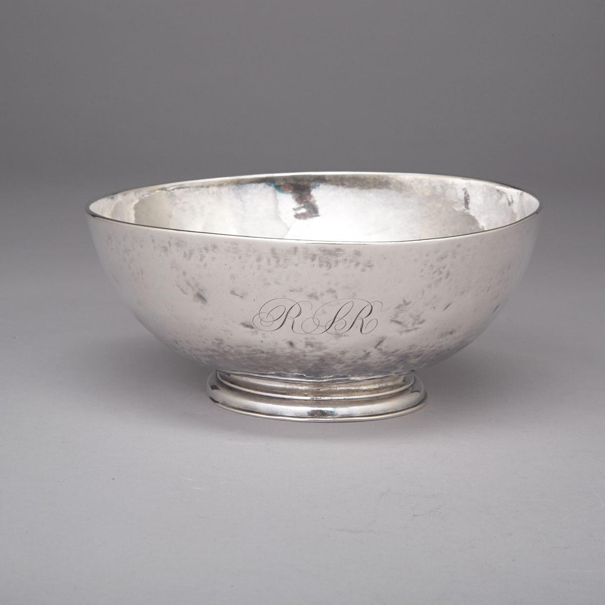 American Silver Bowl, late 18th/early 19th century