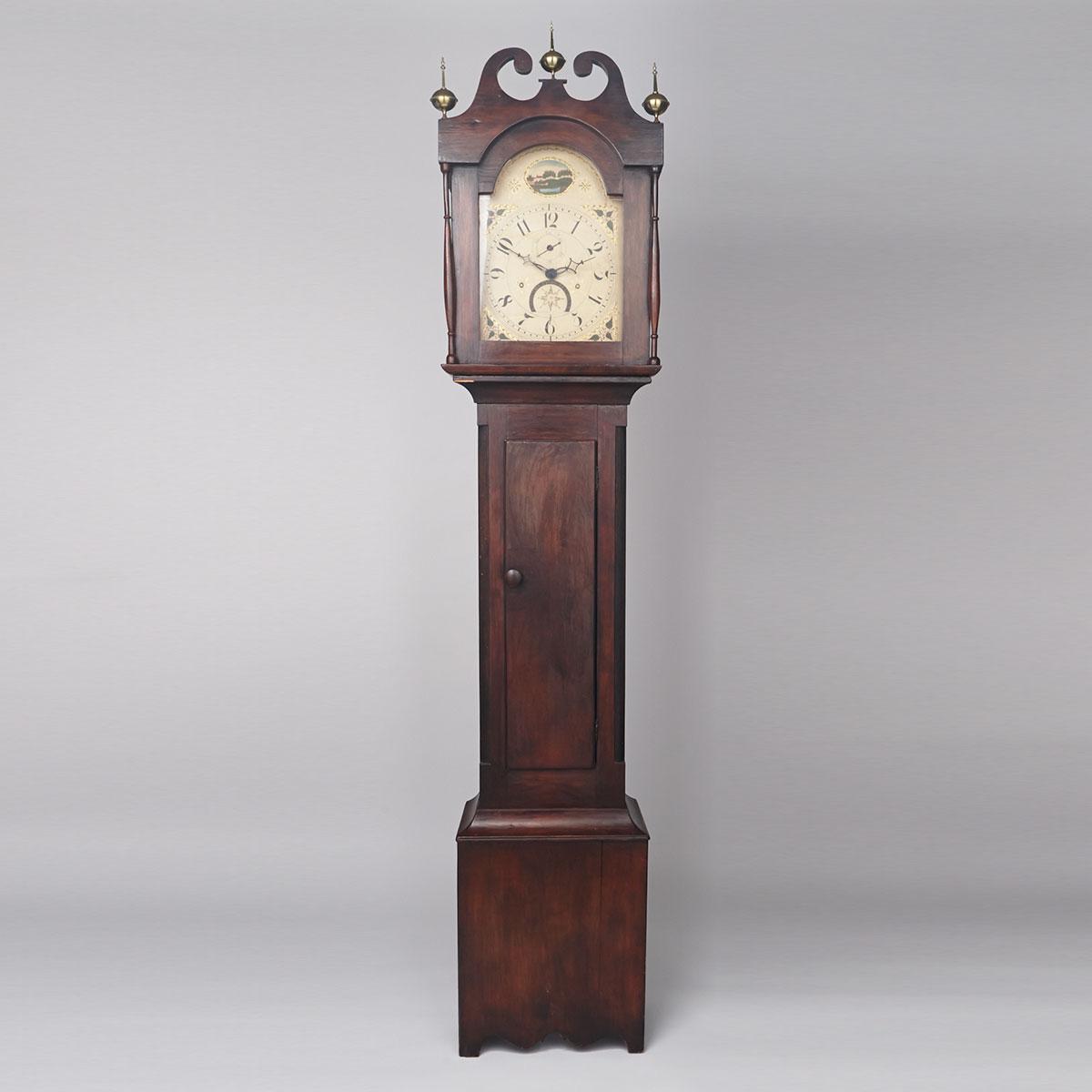 Oxford County Tall Case Clock, R. Woodruff, Burford, Upper Canada, c.1830
