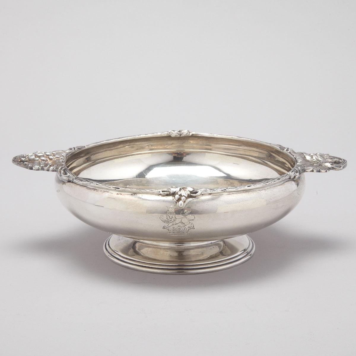 English Silver Two-Handled Shallow Bowl, Mappin & Webb, Sheffield, 1936