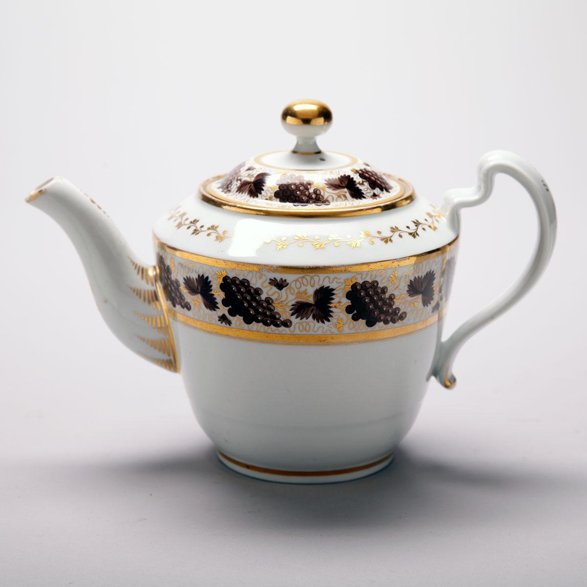 Worcester Teapot, c.1790-1800
