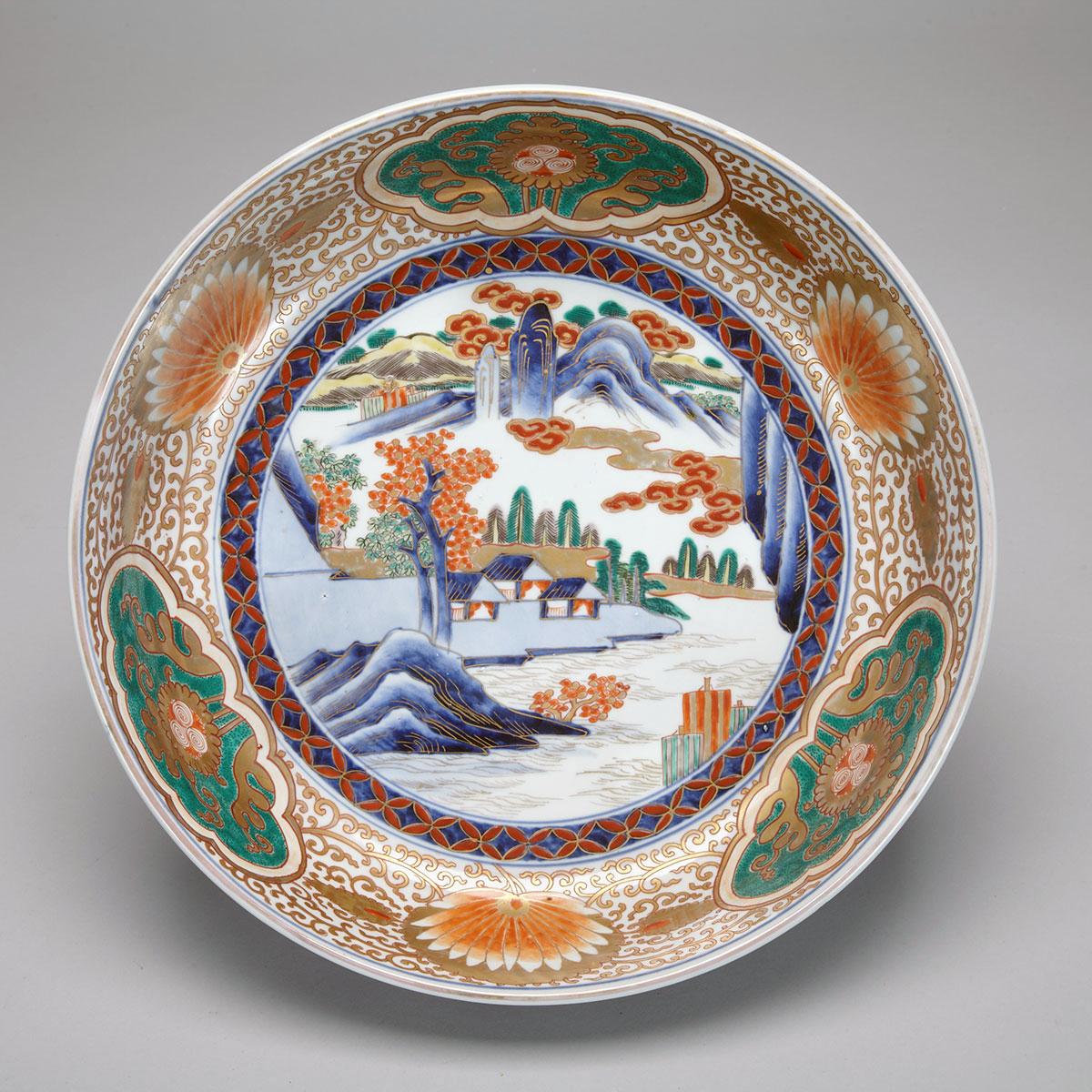 Large Imari Bowl, Meiji Period, 19th Century