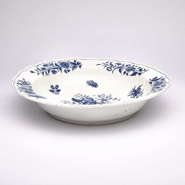 Worcester ‘Pine Cone’ Large Basin, c.1770-85
