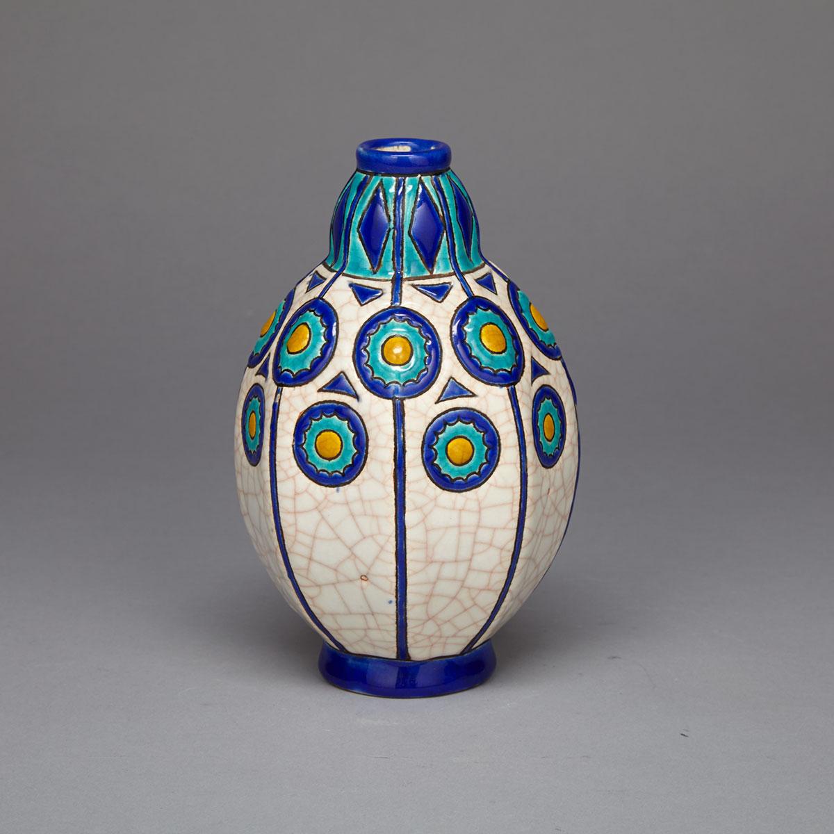 Longwy Vase, 1920s