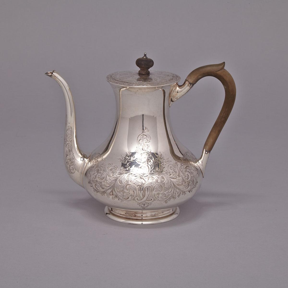 Canadian Silver Coffee Pot, Henry Birks & Sons, Montreal, Que., c.1920