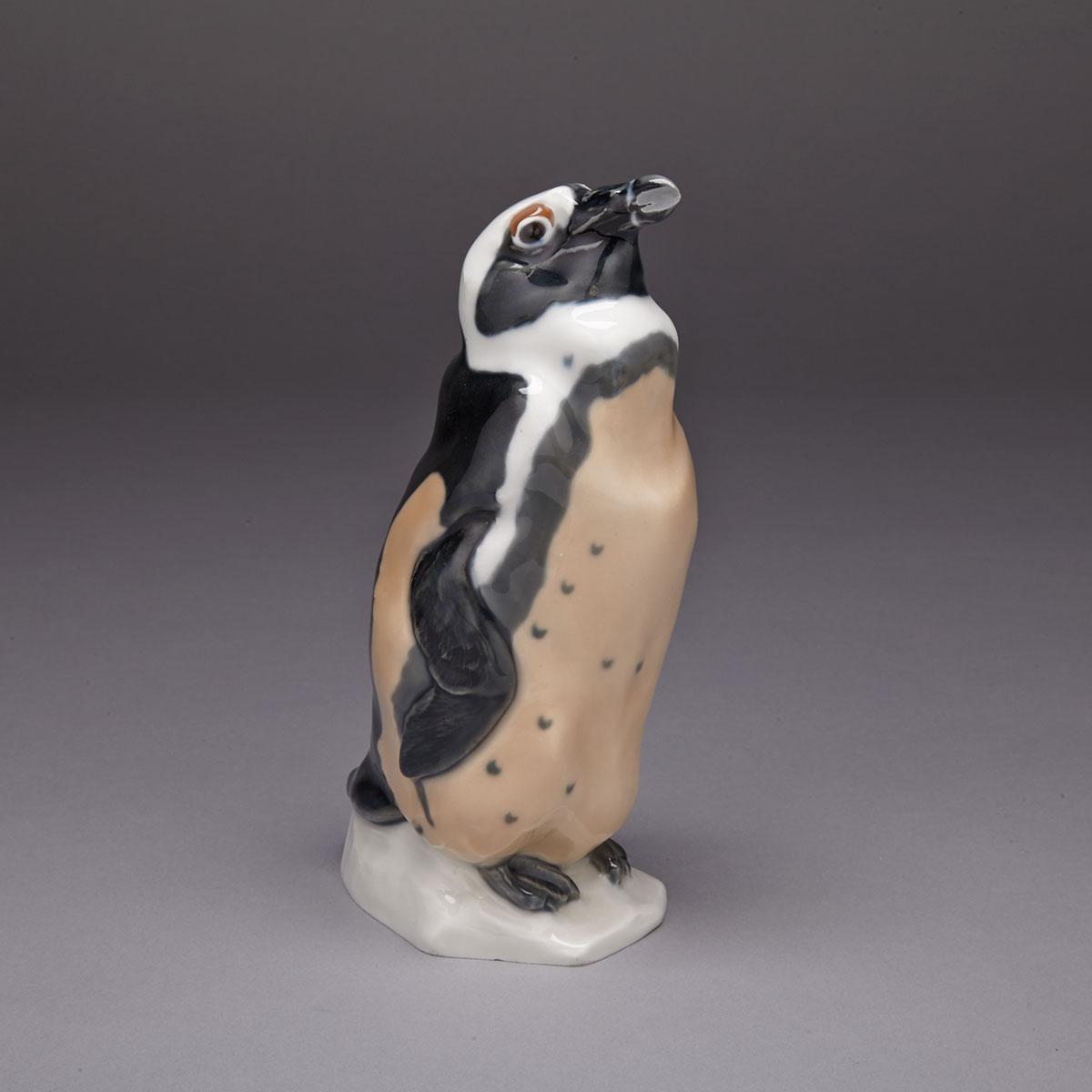 Meissen Figure of a Penguin, Paul Walther, 20th century