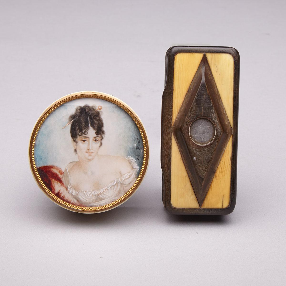 Two Small Boxes, 19th century