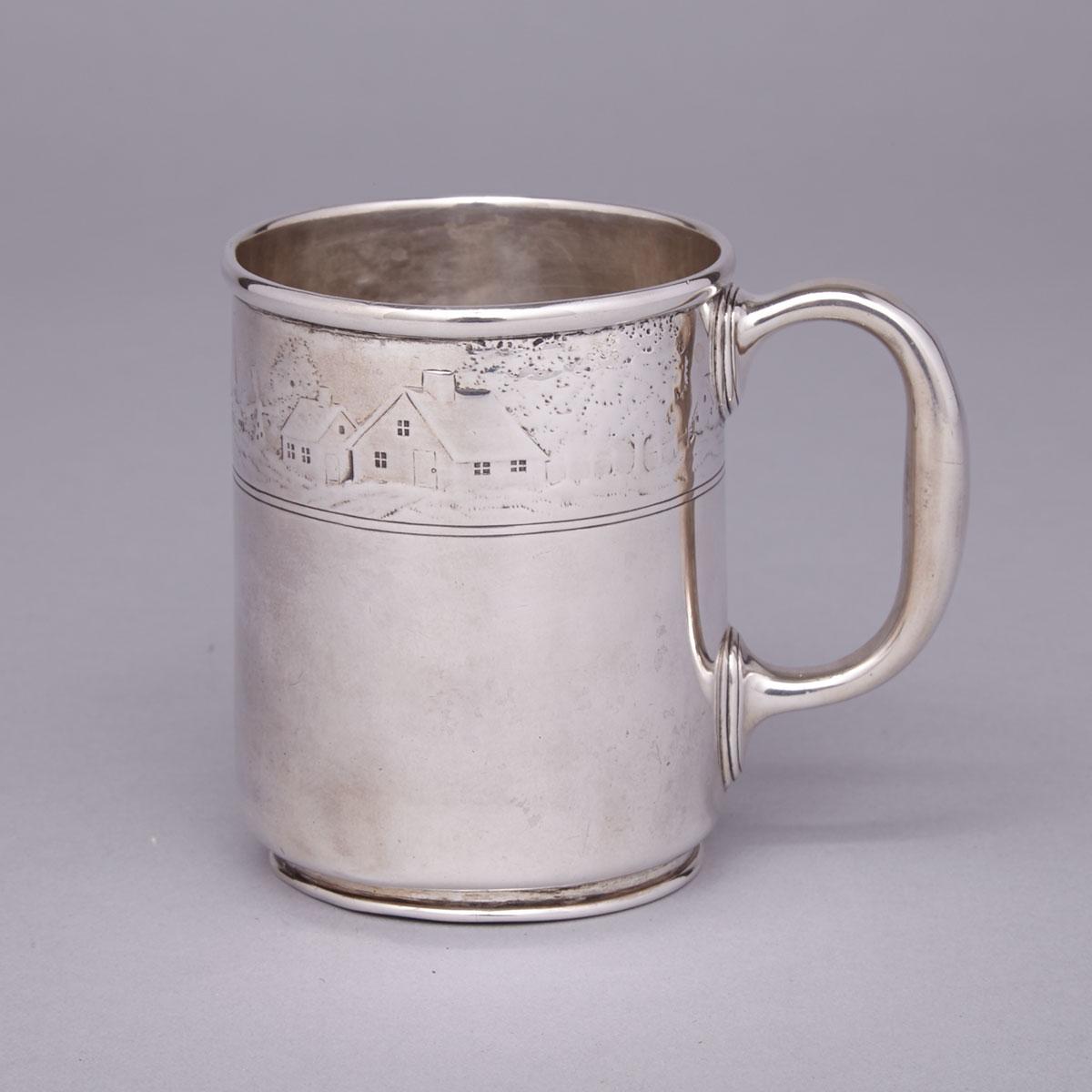 American Silver Child’s Mug, Tiffany & Co., New York, N.Y., early 20th century