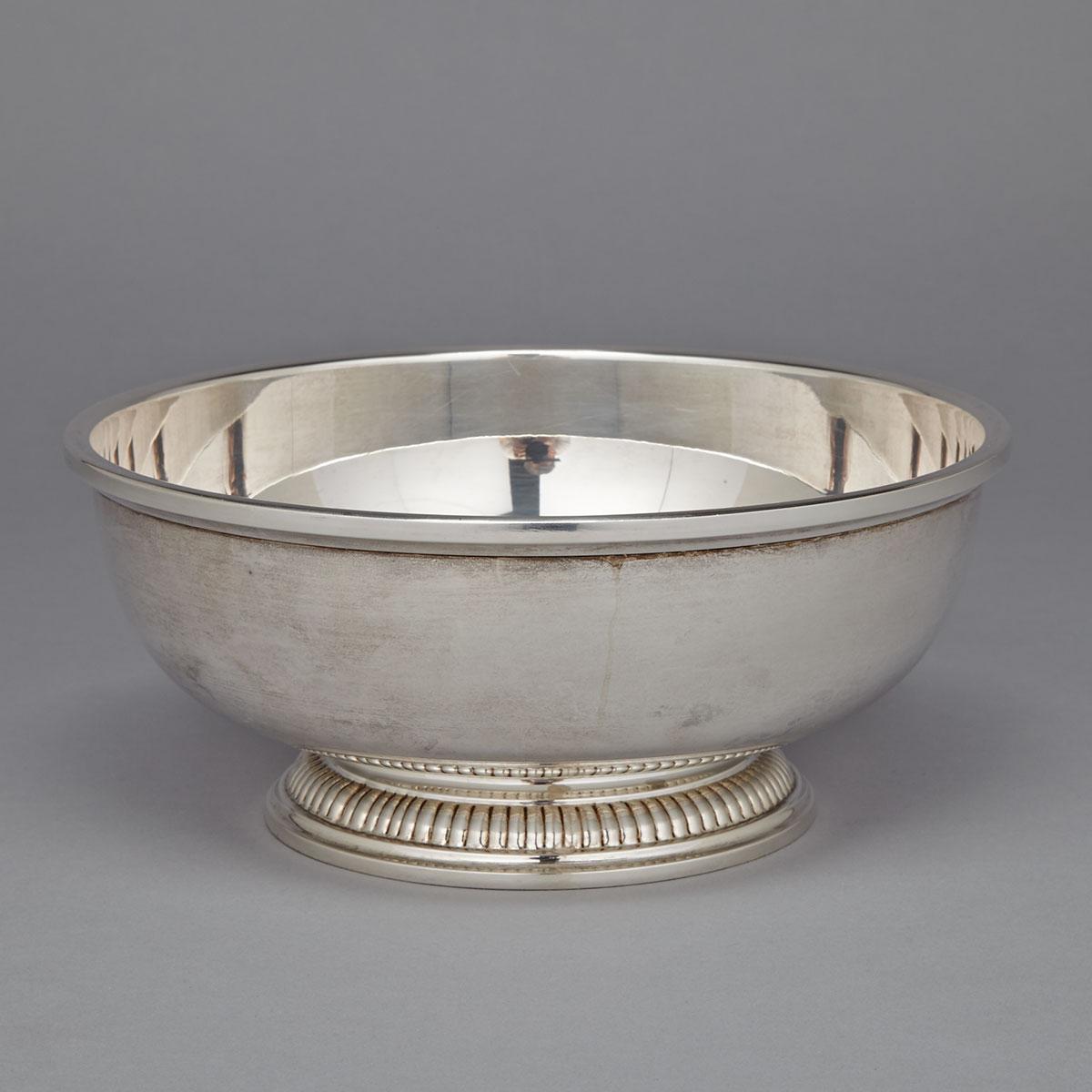 Canadian Silver Fruit Bowl, Henry Birks & Sons, Montreal, Que., 1964