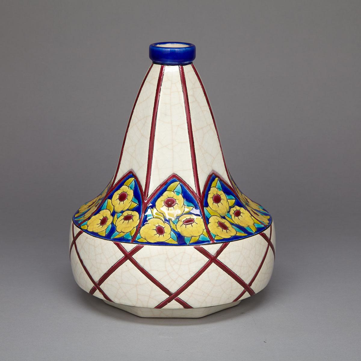 Longwy Vase, Raymond Chevallier, 1920s