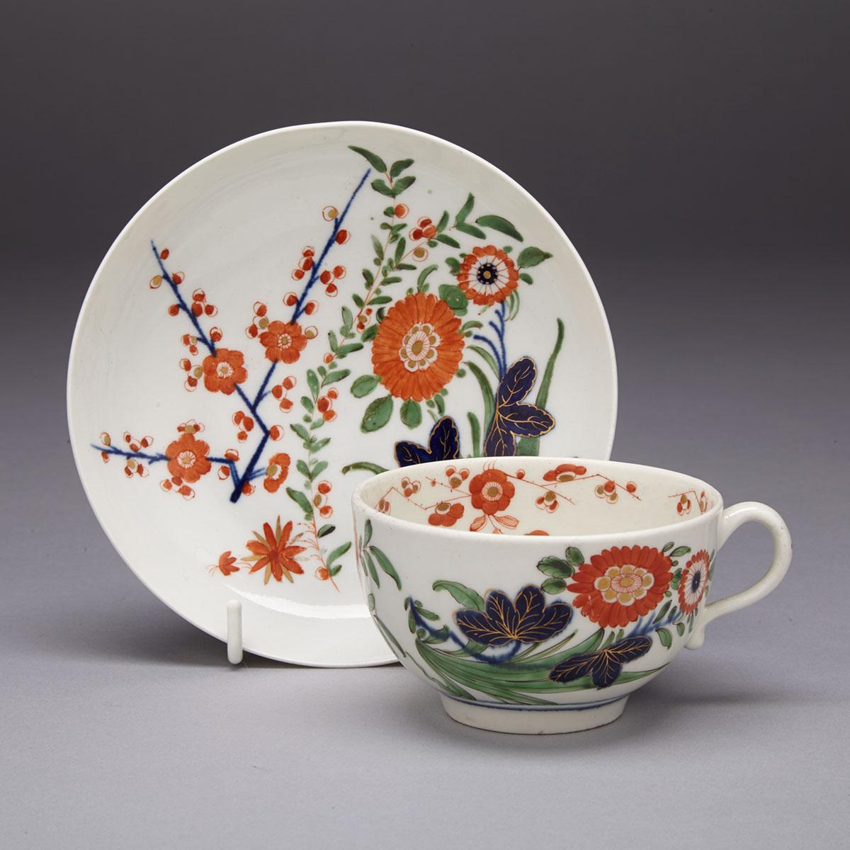 Worcester Cup and Saucer, c.1770