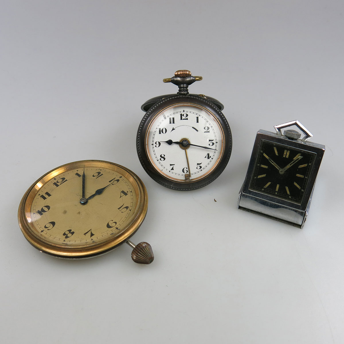 3 Small Clock Watches