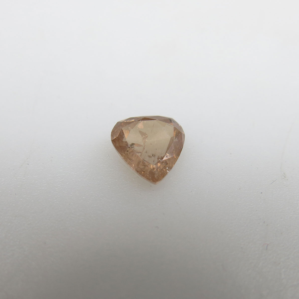 Unmounted Heart Cut Brown Diamond