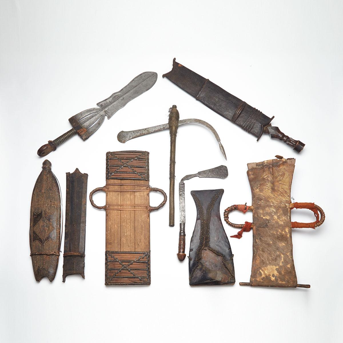 Miscellaneous Group of African Weapons, 19th/20th centuries