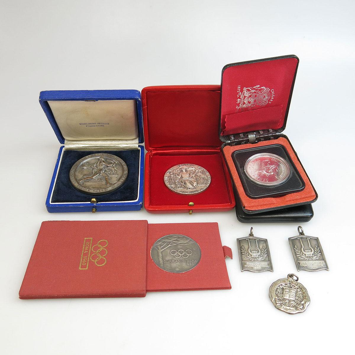 2 Medallions For The 1960 Rome Olympics