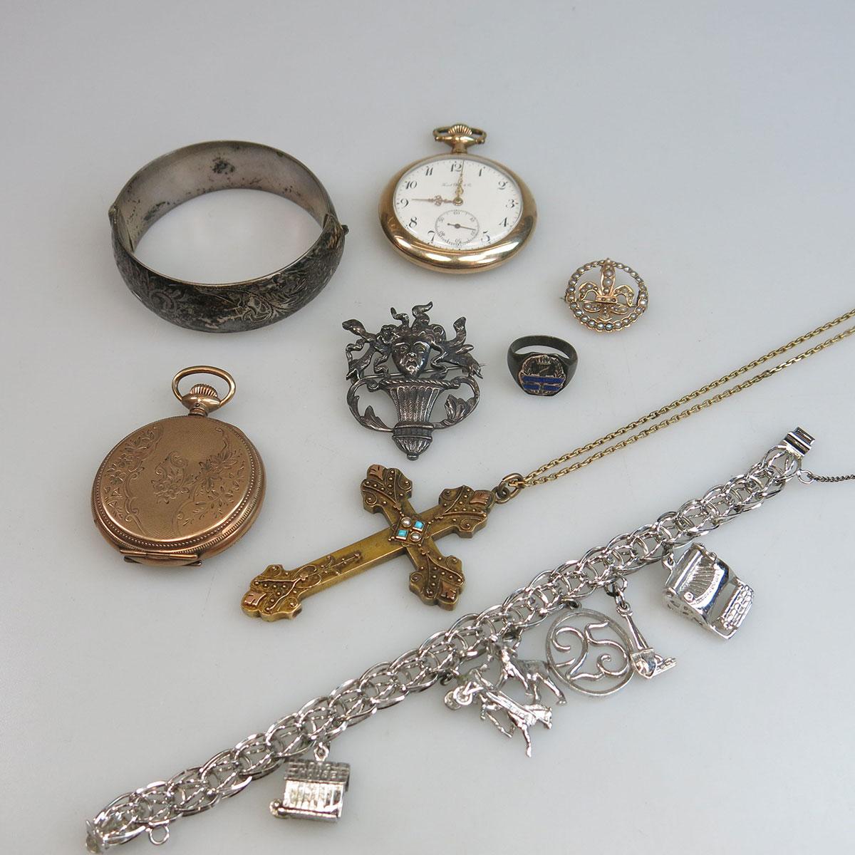 Small Quantity Of Jewellery And Watches