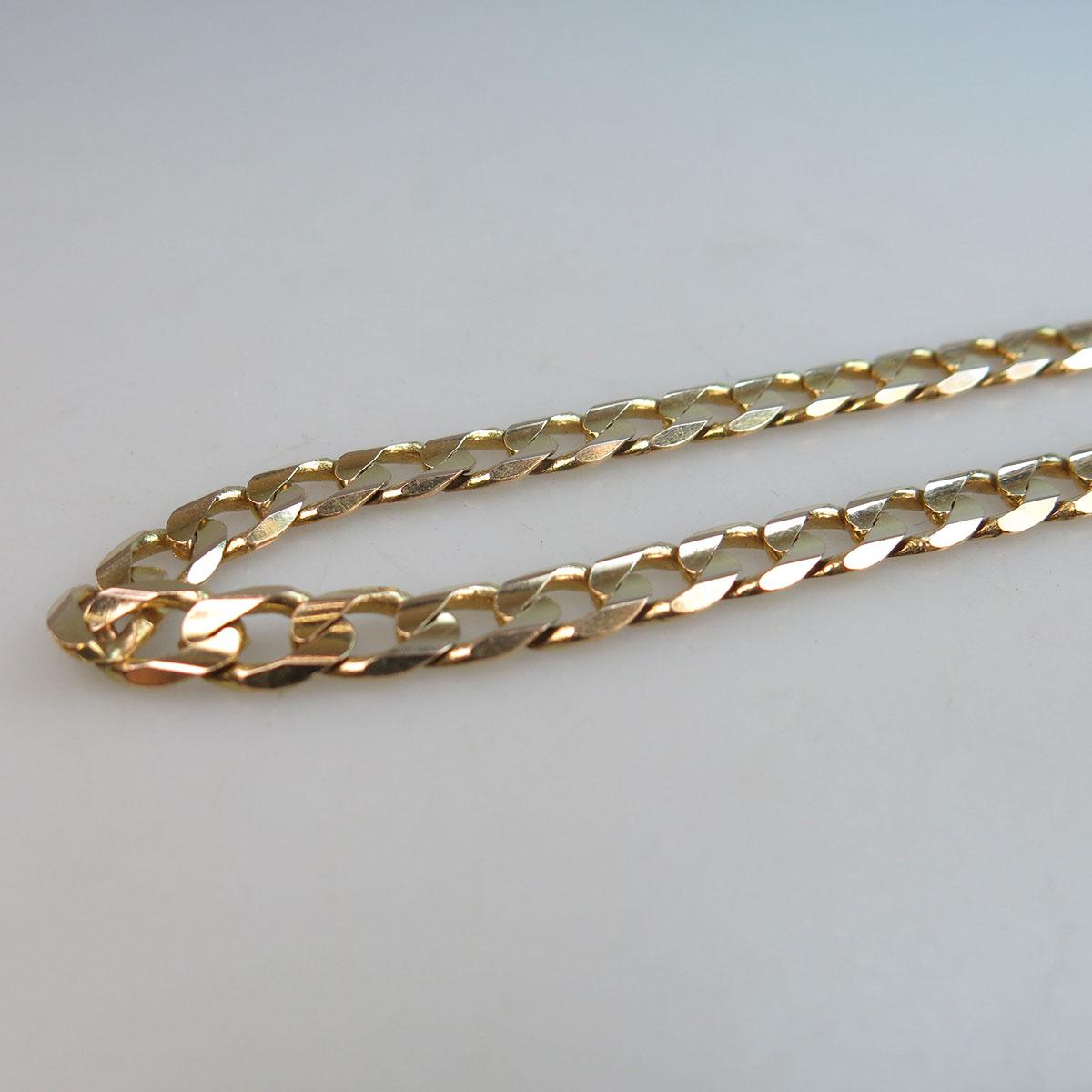 Italian 10k Yellow Gold Curb Link Chain