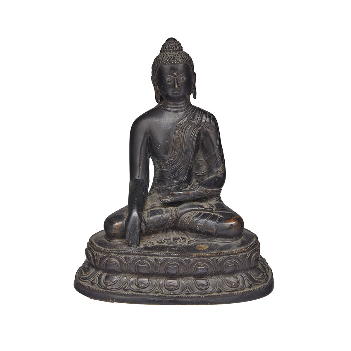 Bronze Seated Buddha, 19th Century 