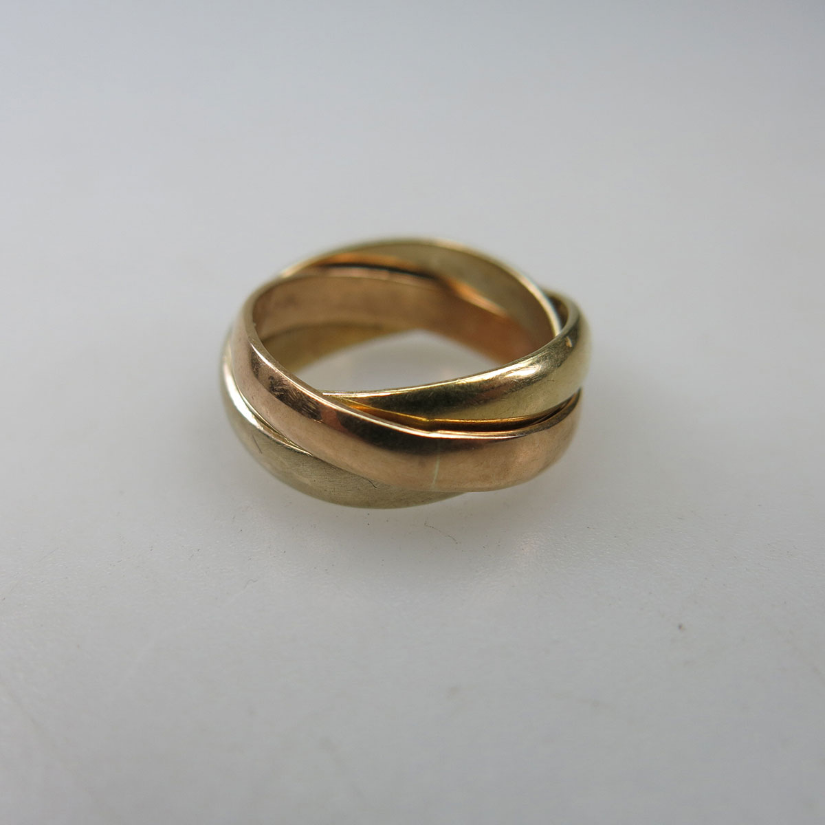 18k Three Colour Gold Ring
