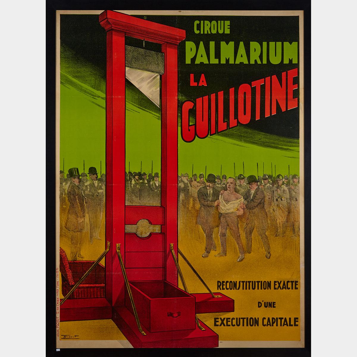 Large French Chromolithograph Advertising Poster, 1930