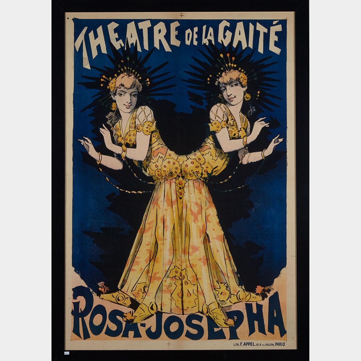 French Chromolithograph Advertising Poster, early 20th century