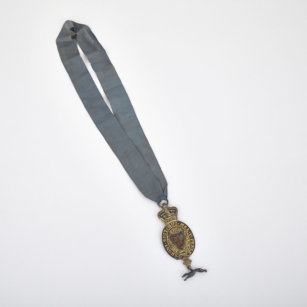Victorian Queen’s Messenger Silver-Gilt Badge and Appointment, 1844