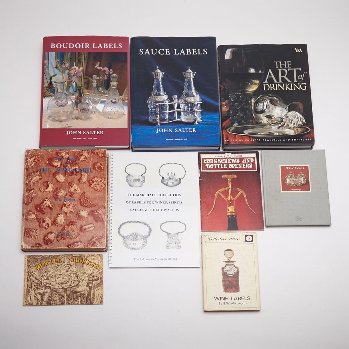 [Reference Books]
Wine Related, Labels, Corkscrews and Drinking, Nine Volumes