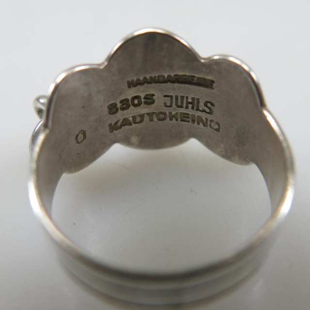 Regine Juhls Norwegian 830 Grade Silver Ring