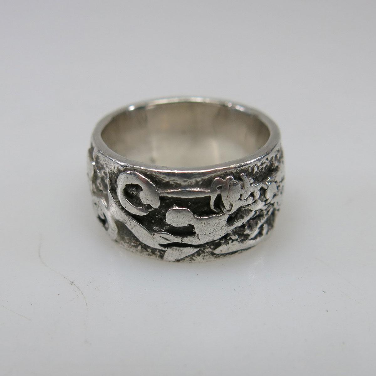 Sterling Silver Abstract Band