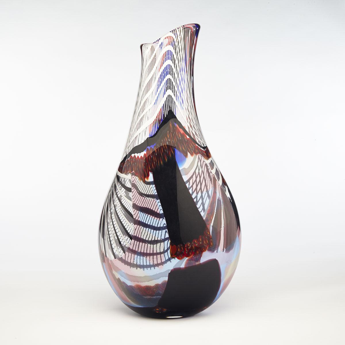 Afro Celotto (Italian, b.1963) Glass Vase, c.2003