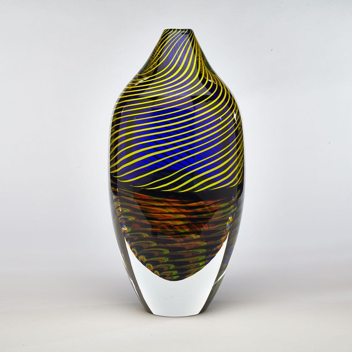 Romano Donà (Italian, b.1956), Incalmo Glass Vase, 1999