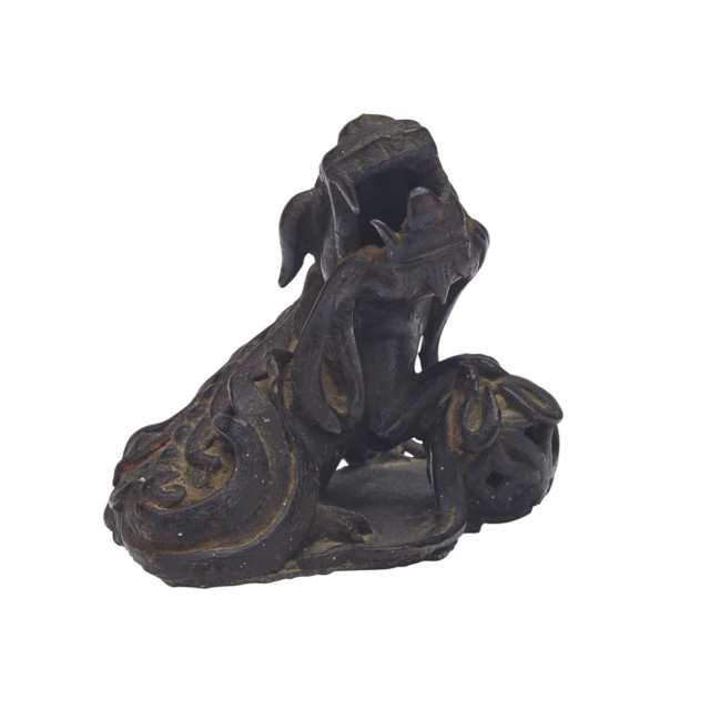 Bronze Model of a Fu-Lion, 16th/17th Century