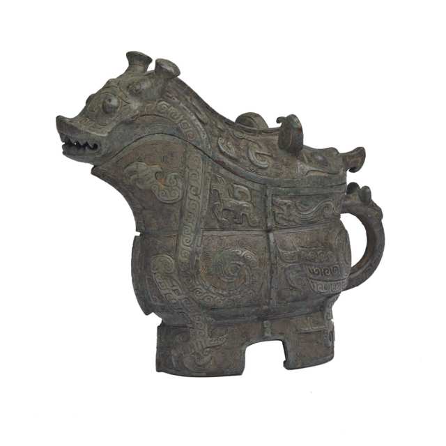 Bronze Ritual Gong Vessel