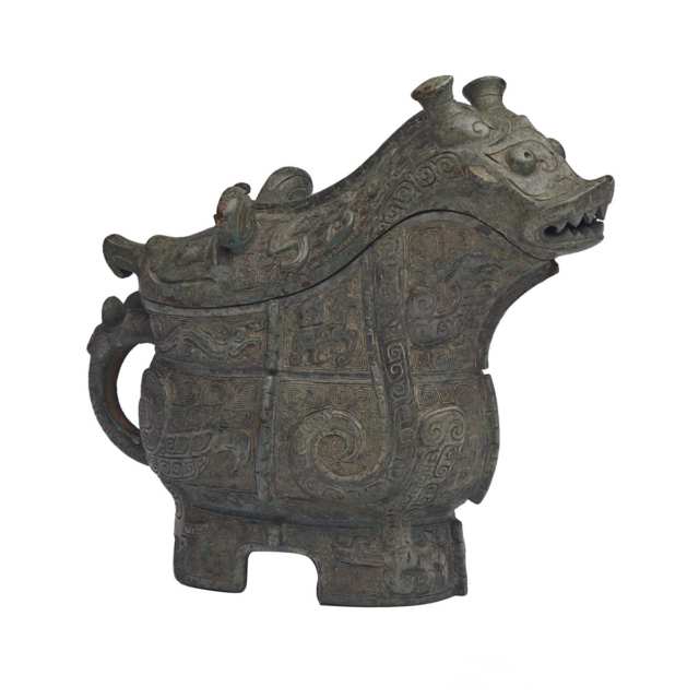 Bronze Ritual Gong Vessel