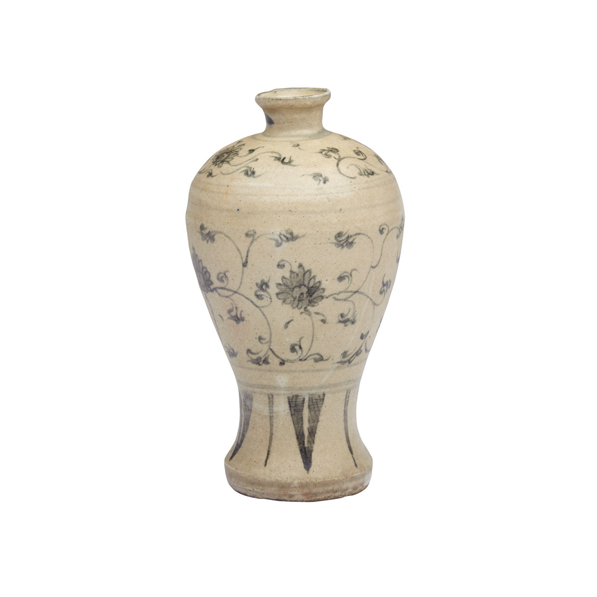 Miniature Blue and White Meiping Vase, Zhengde Mark, 16th/17th Century