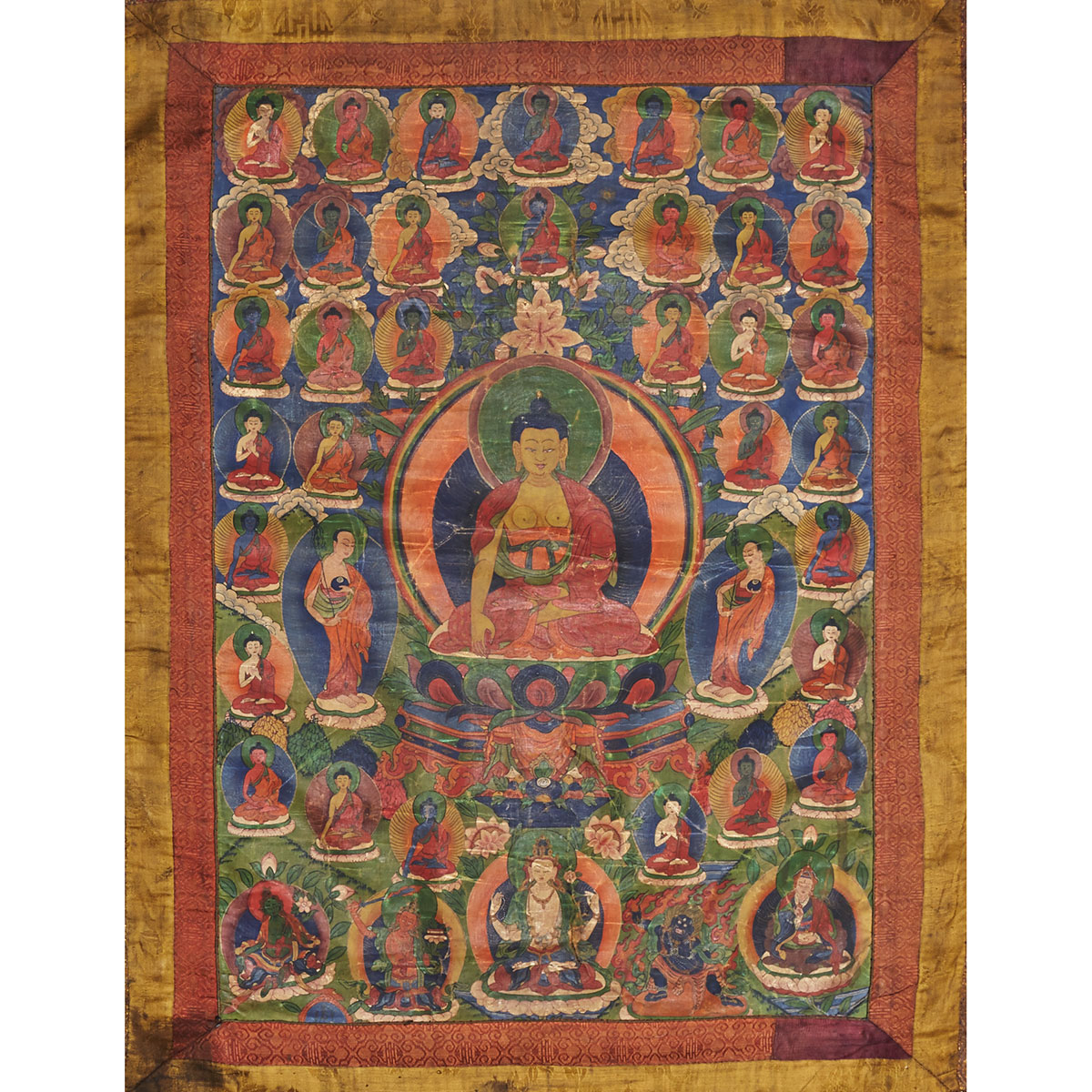 Thangka of Buddha Shakyamuni, Tibet, 19th Century