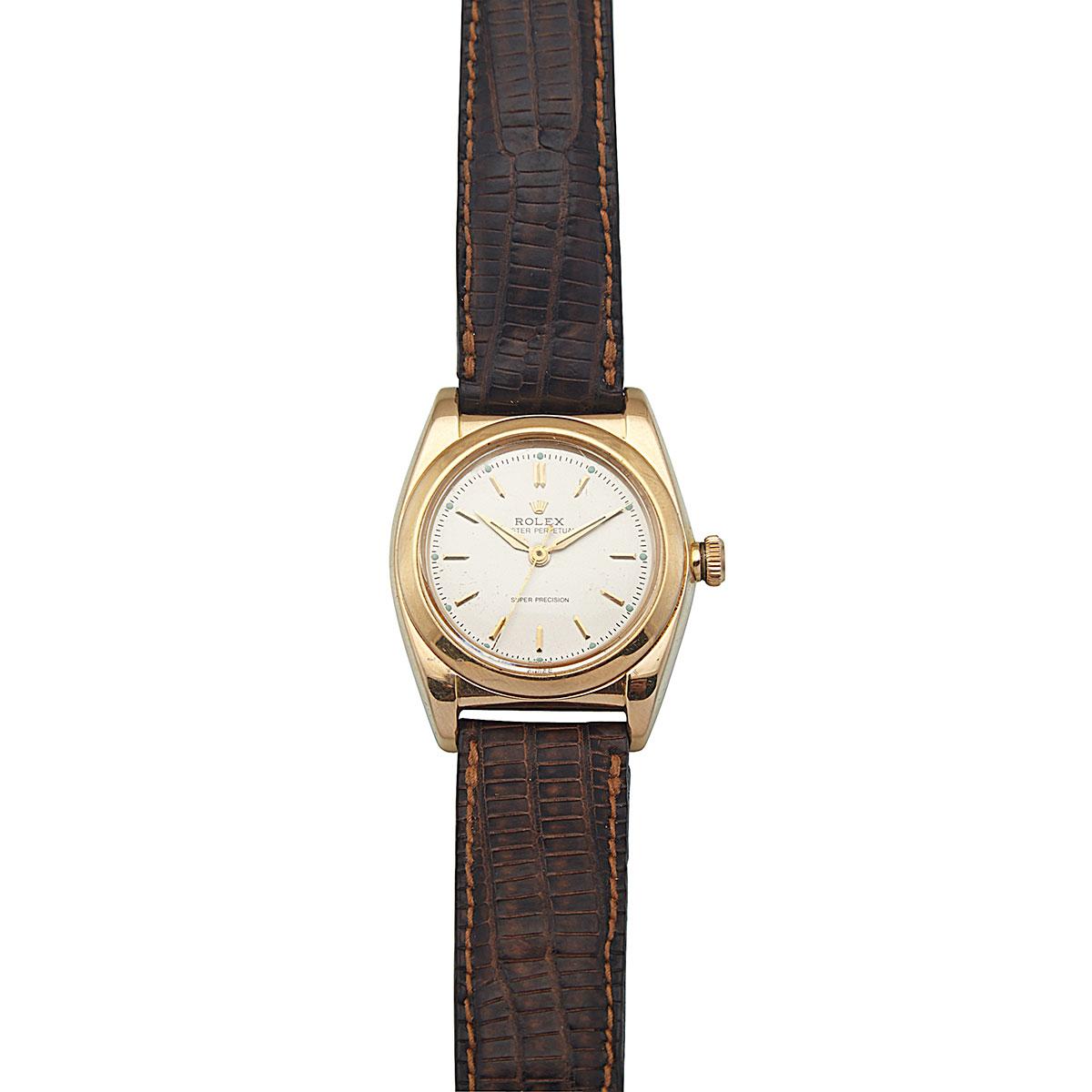 Rolex Oyster Perpetual “BubbleBack” Wristwatch