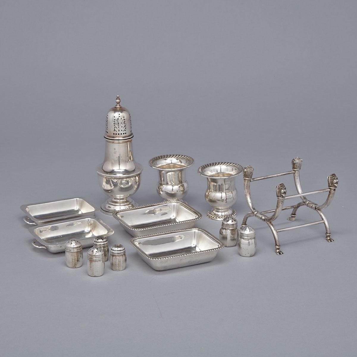 Group of Small Silver Articles, 20th century