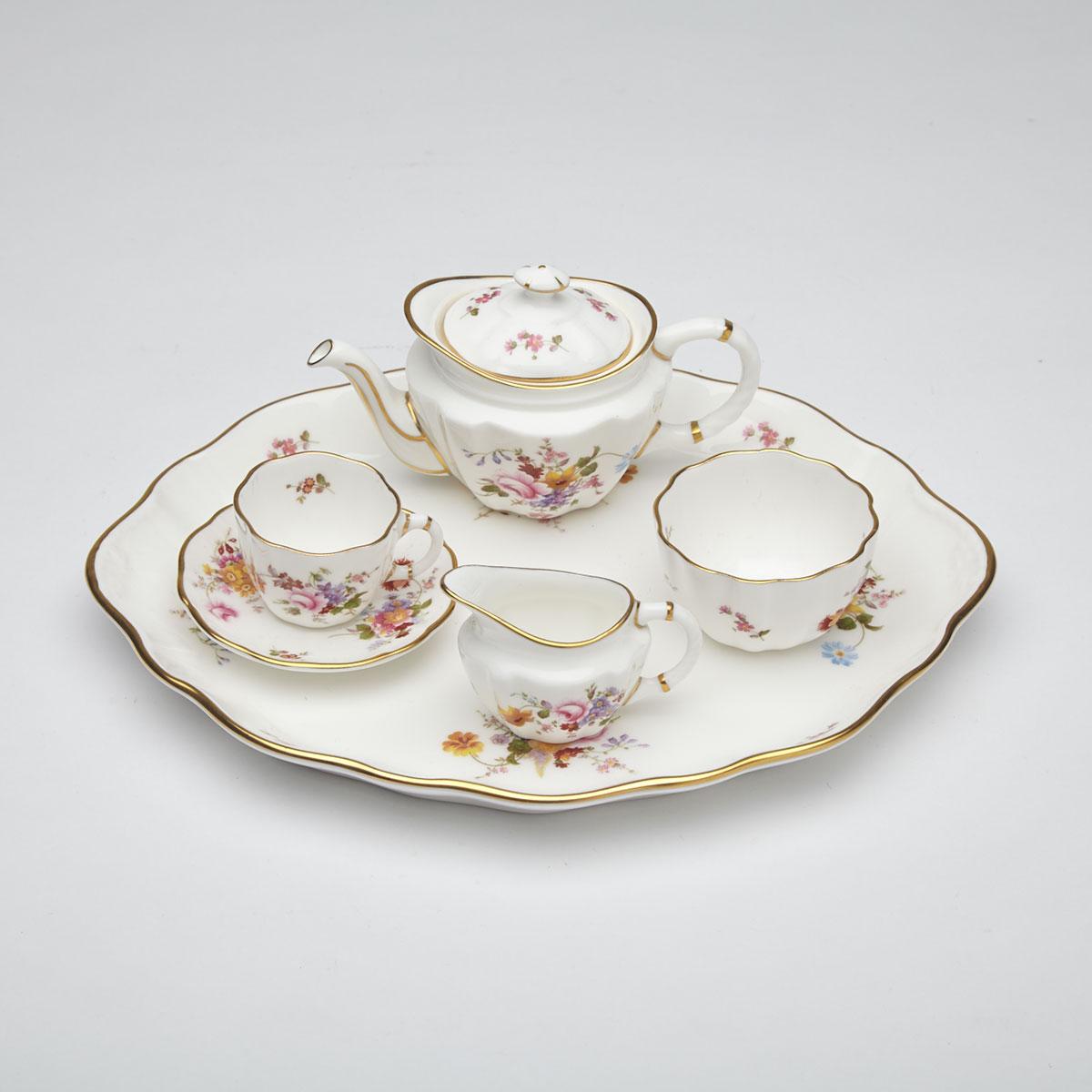 Royal Crown Derby ‘Posies’ Pattern Miniature Tea Service, 20th century