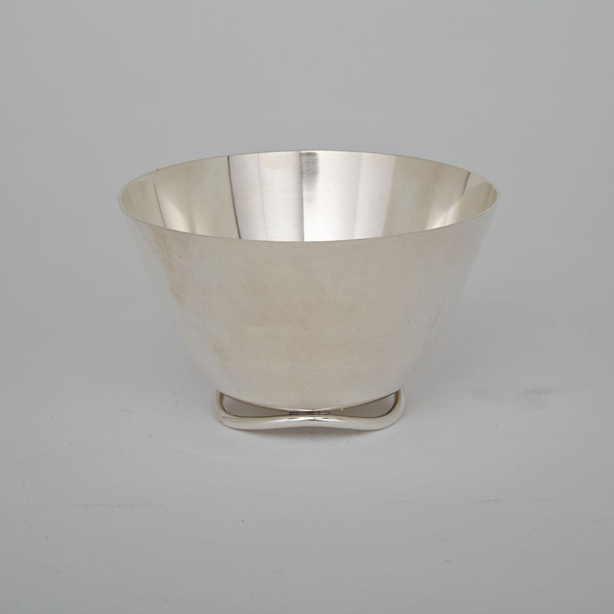 Danish Silver Small Bowl, Svend Weihrauch for Frantz Hingelberg, Aarhus, mid-20th century