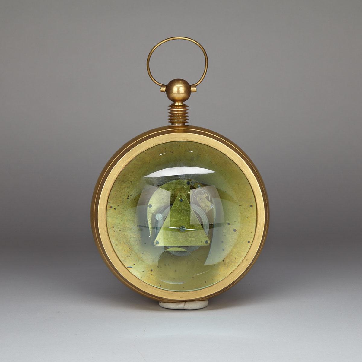 Large Pocket Watch Form Ball Clock, 2nd half, 20th century