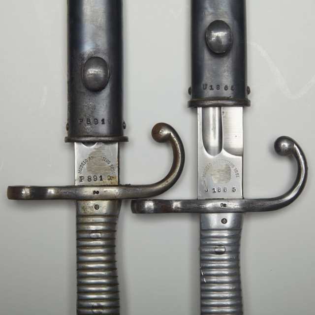Two Argentine Model 1891 Mauser Sword Bayonets, early 20th century
