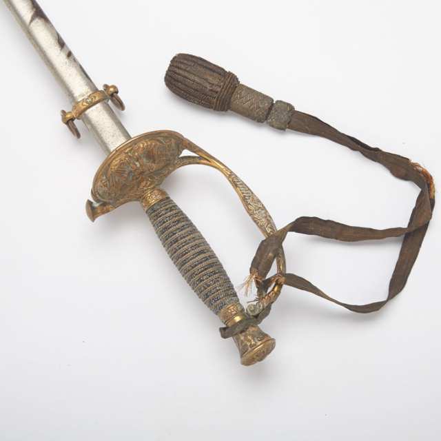 U. S. Model 1860 Staff Officer’s Sword, Springfield Armory, Mass., c.1860